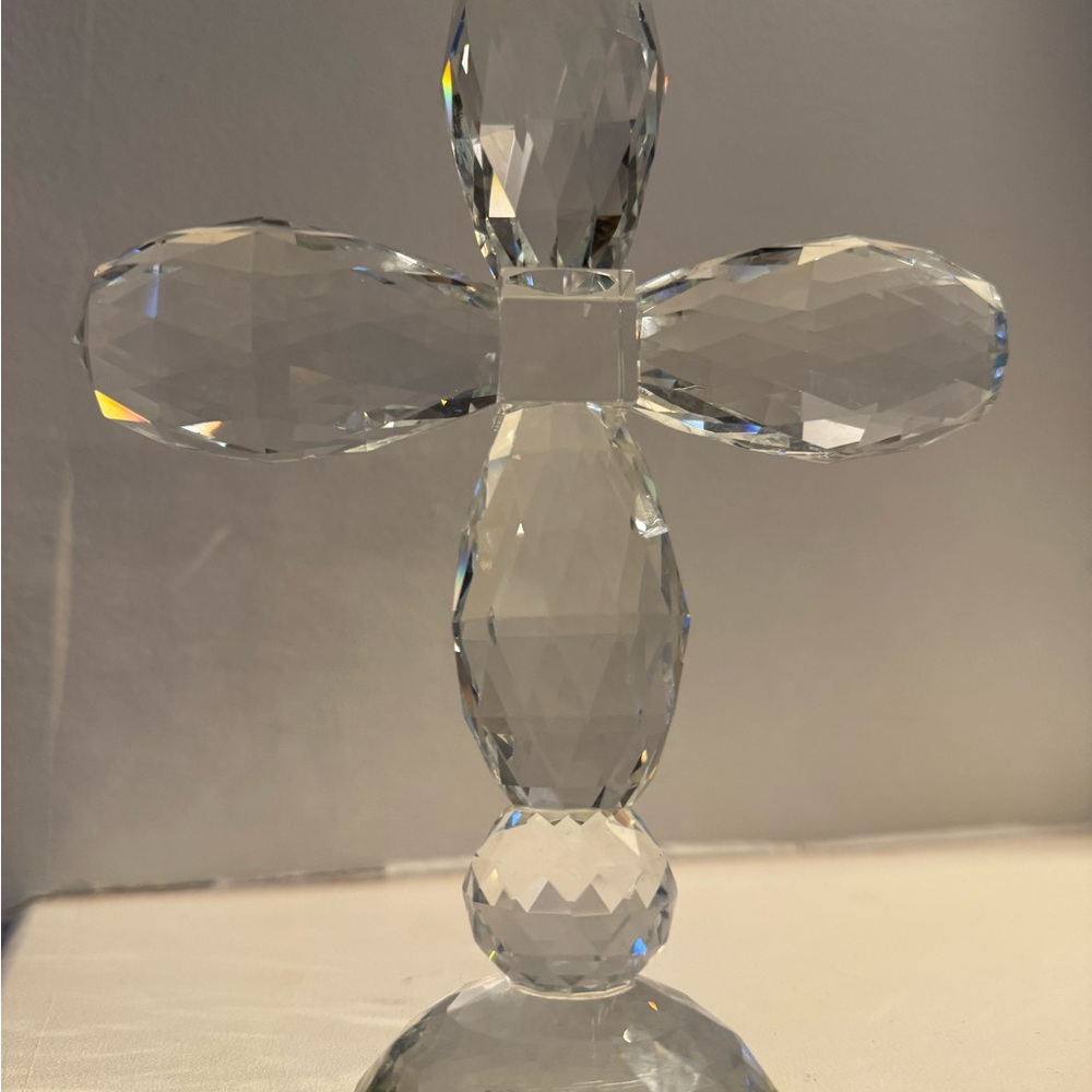 Crystal Cross Ornament